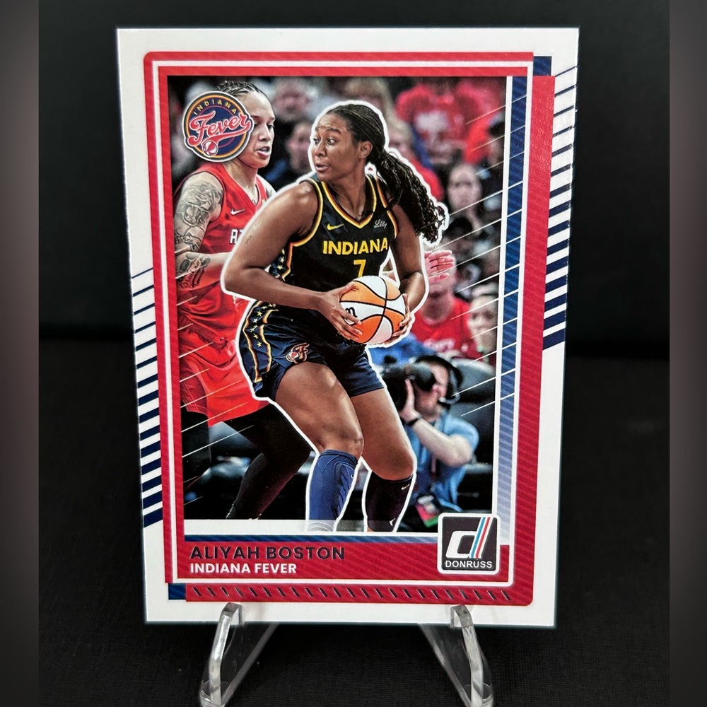 2025 Panini Donruss Aliyah Boston Indiana Fever #1 WNBA Trading Card